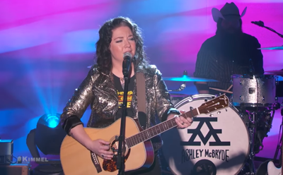 Watch Ashley McBryde Rock 'A Little Dive Bar in Dahlonega' on <i>Kimmel</i>