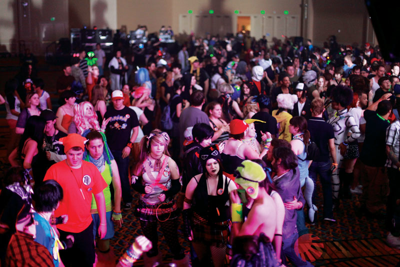 Geek culture rules as thousands of anime and horror fans converge downtown