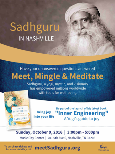 Sadhguru in Nashville