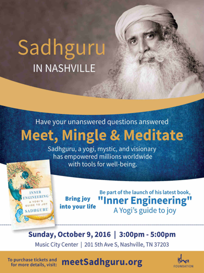 Sadhguru in Nashville
