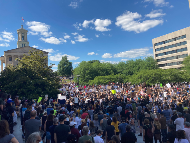 Peaceful ‘I Will Breathe’ Rally Leads to Chaotic Events in Downtown Nashville