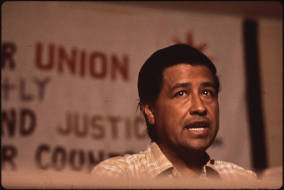 Cesar Chavez in July 1972