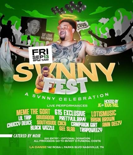 SvnnyFest flyer