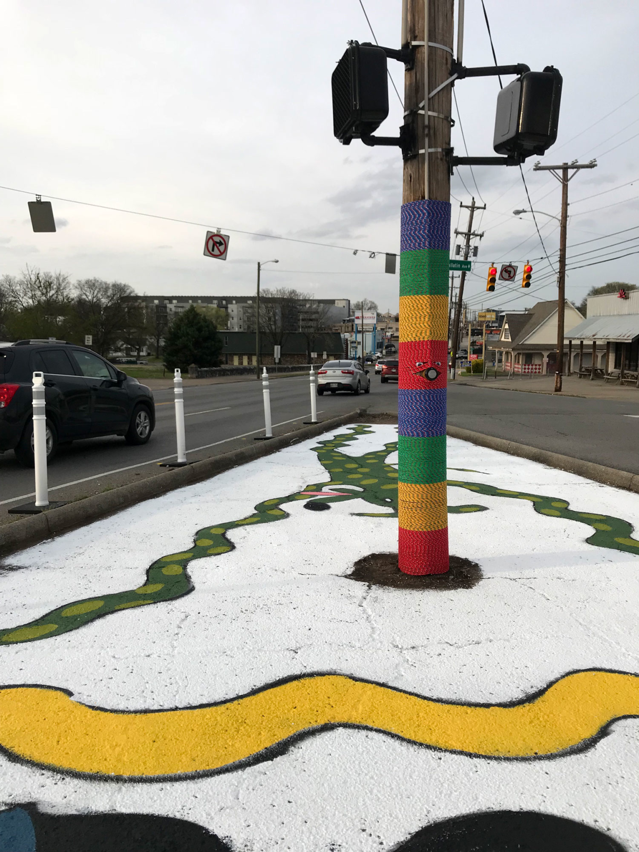East Nashville Crosswalk Gets the Dancing Dog Treatment