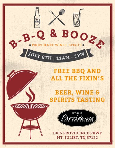B-B-Q & Booze at Providence Wine and Spirits