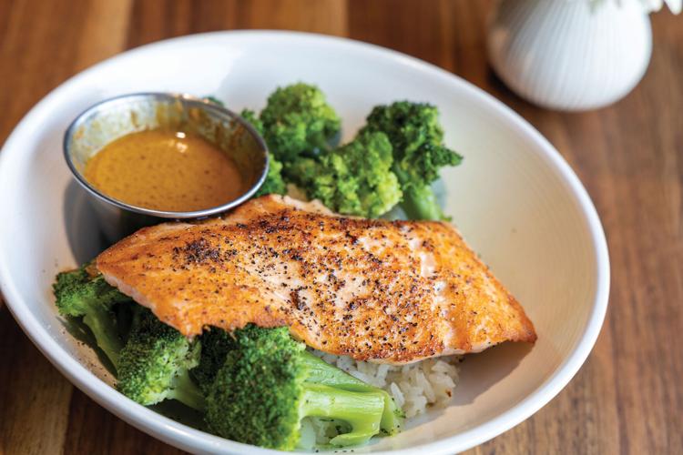 Coconut Curry Salmon at Germantown Café