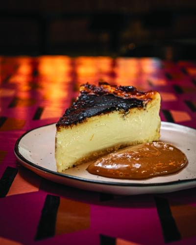 Burnt Basque Cheesecake at The Iberian Pig