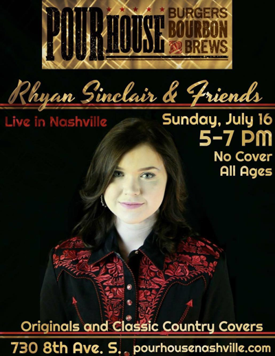 Rhyan Sinclair & Friends at The Pour House