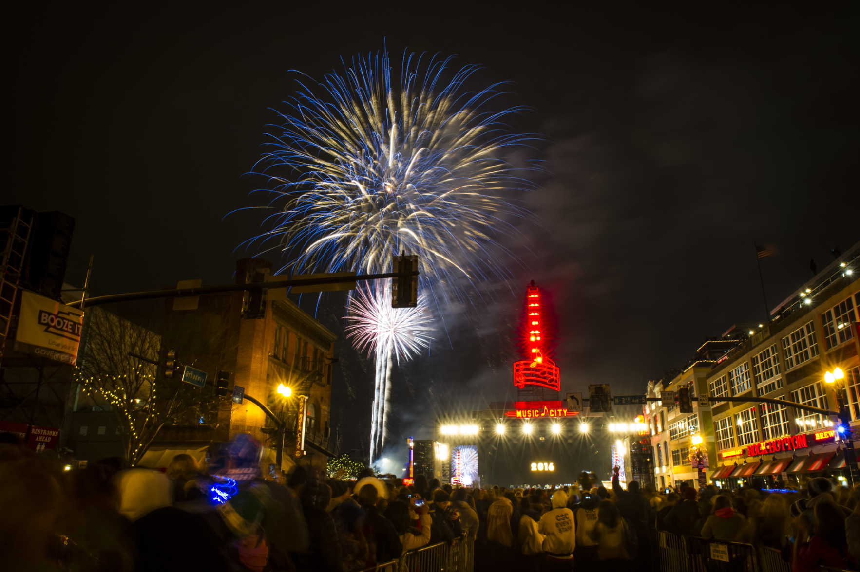 NYE in Review: Broadway was an Overcrowded Hellscape, Old Crow and Moon Taxi Rock WMA and the Ryman, Punks Love on Lemmy and LCD in East Nashville