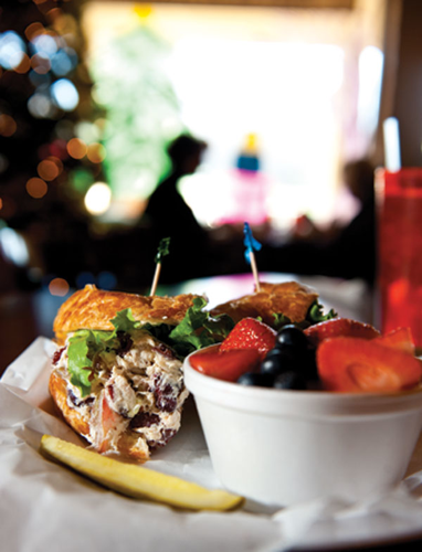 With French toast by the fire, Tee's Fireside Cafe in Bellevue offers a cozy place to chat