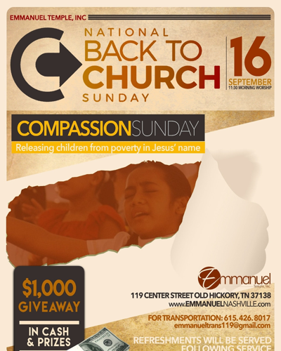 Compassion Sunday