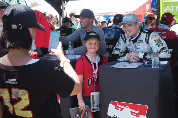 Hendersonville native Josef Newgarden is starting on the front row at the 100th running of the Indianapolis 500