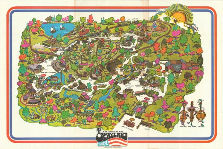 Map of Opryland