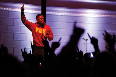 Kendrick Lamar with DJ Crisis and Chancellor Warhol at War Memorial Auditorium, Gilberto Gil at the Schermerhorn