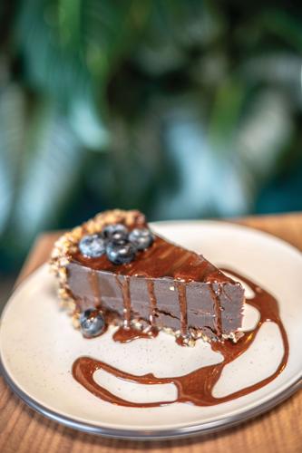 Chocolate Avocado Tart at AVO