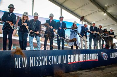 Groundbreaking Nissan stadium
