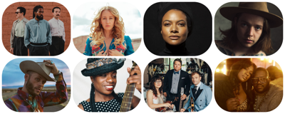 AmericanaFest Honors and Awards 2023 Nominees collage