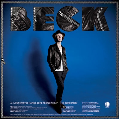 Third Man Records To Release Beck's Blue Series Single, 'I Just Started Hating Some People Today' b/w 'Blue Randy'