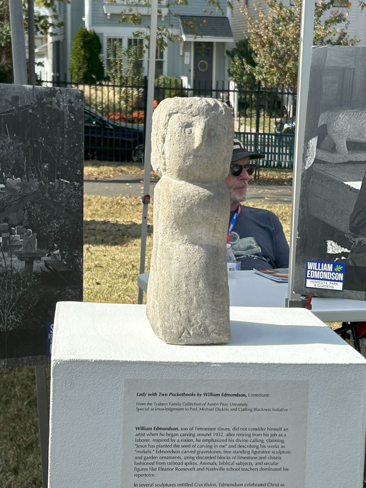 William Edmondson's "Lady With Two Pocketbooks"