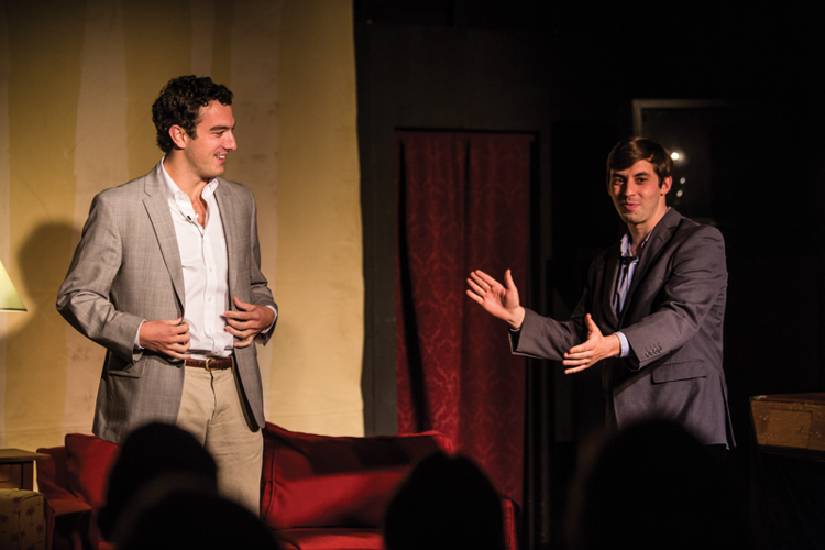 A dynamic local duo brings the late-night-talk-show format to Centennial Park