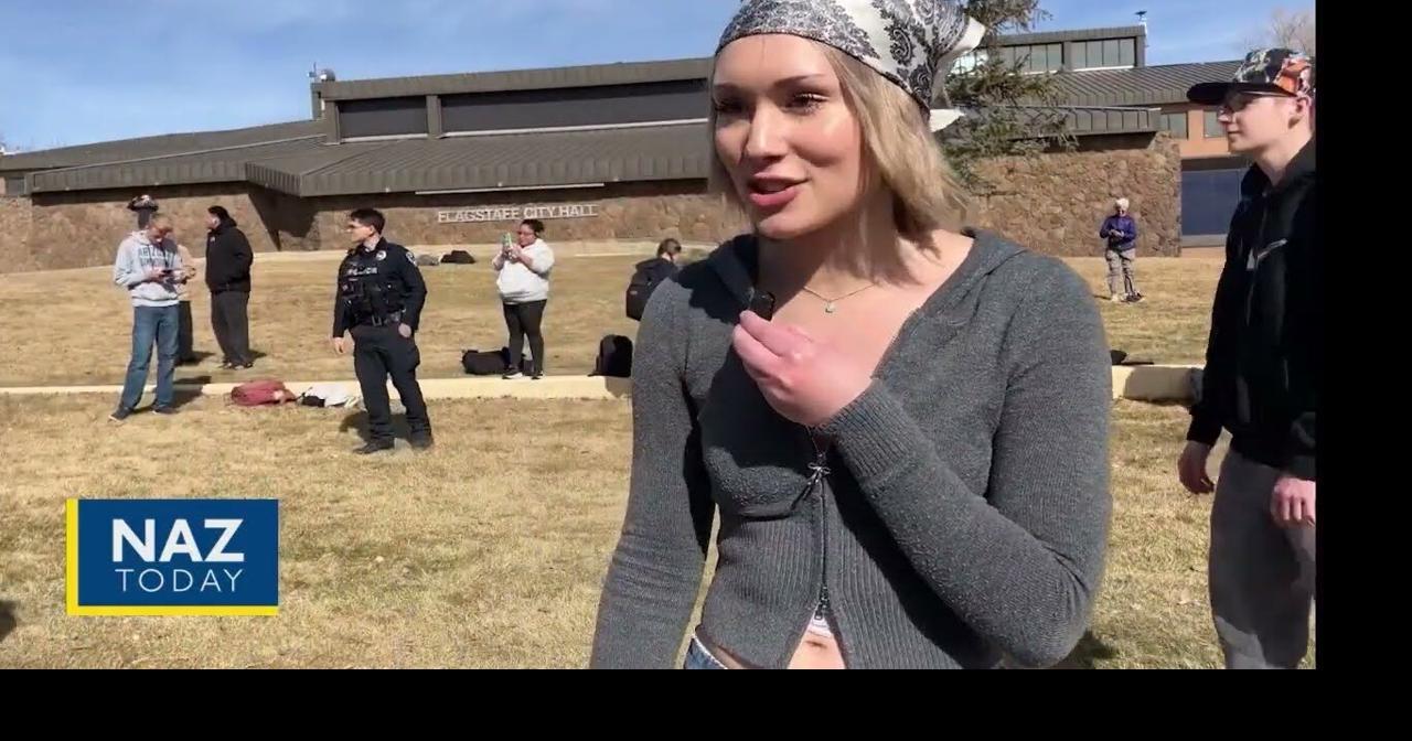 Flagstaff Highschool Students Walk-Out to Protest ICE