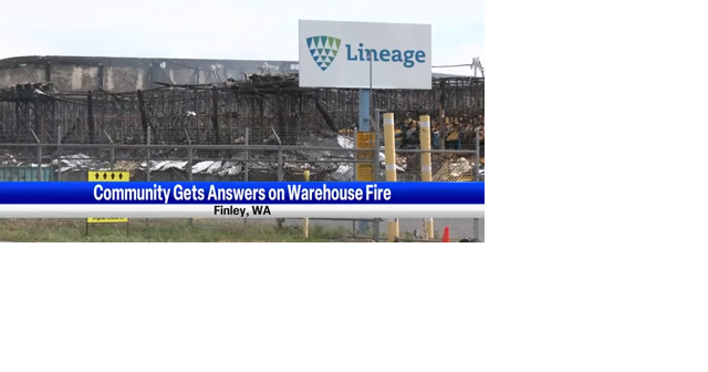 Finley residents get answers a week after Lineage warehouse fire - Vimarsana News