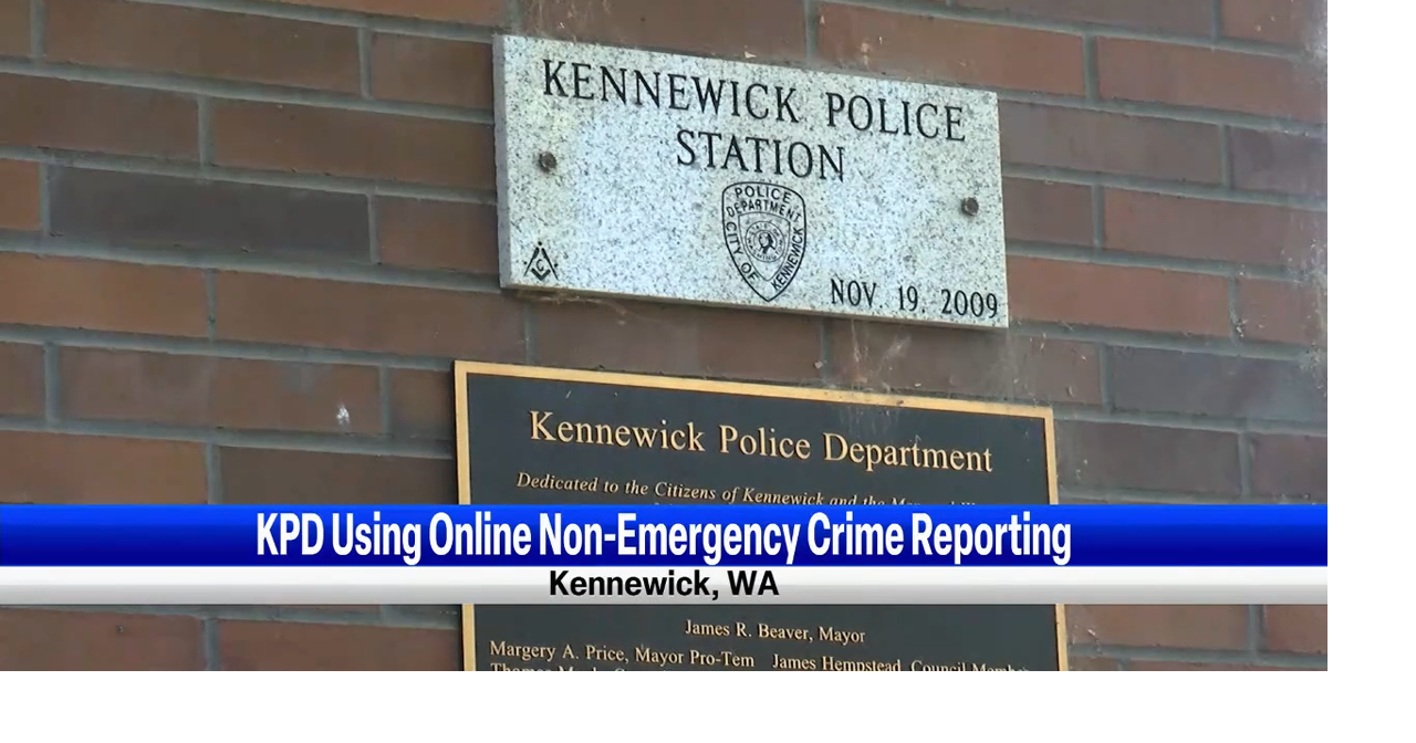 Kennewick Police Department launches online reporting system for non