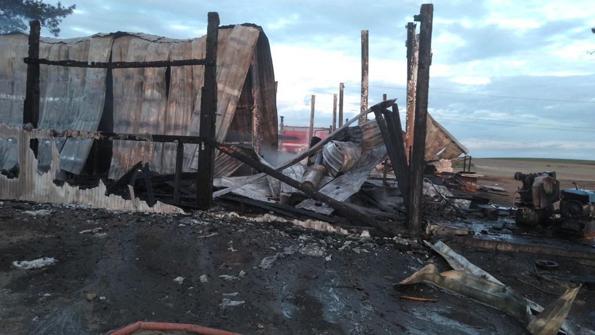 10 horses die in barn fire near Royal City Regional
