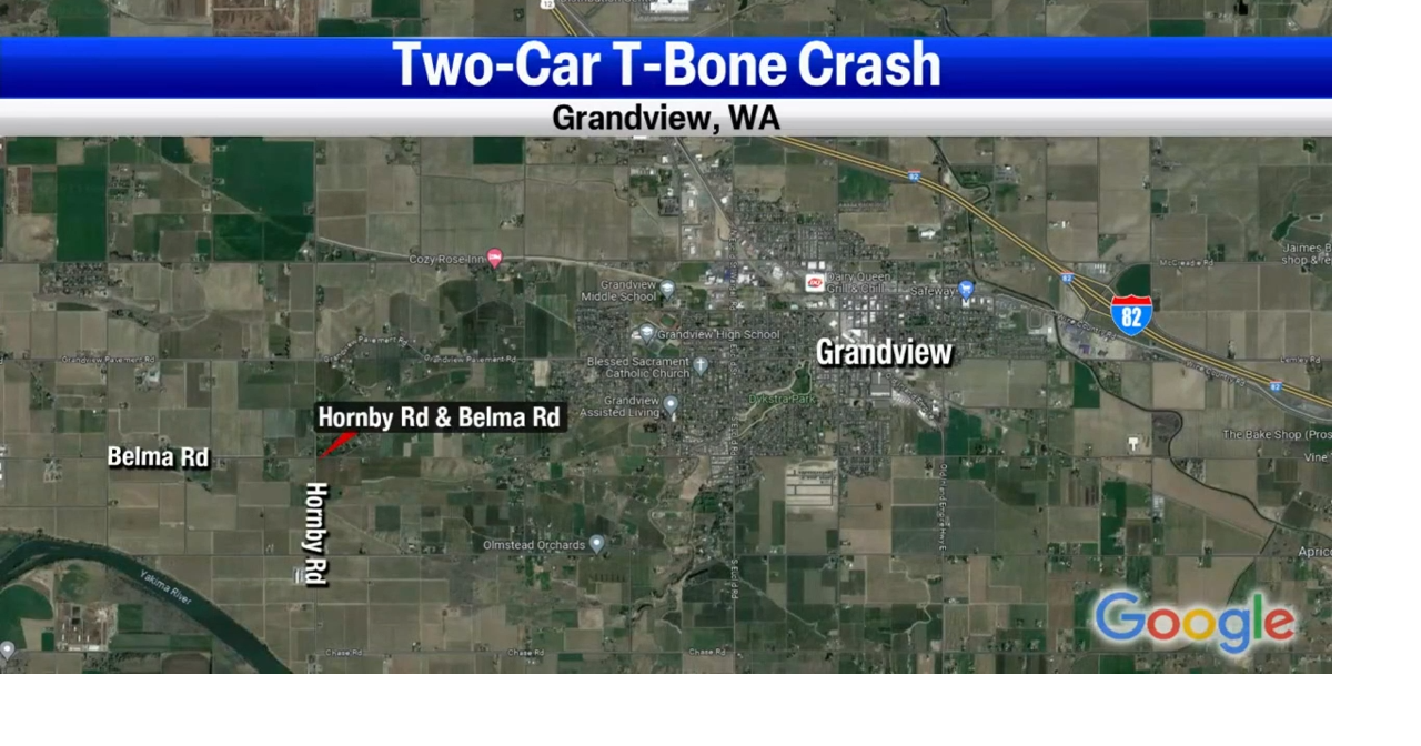 Crash in Grandview injures 2, closes intersection | News | nbcrightnow.com