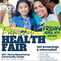 OIC Family Health Fair set for Yakima on April 5