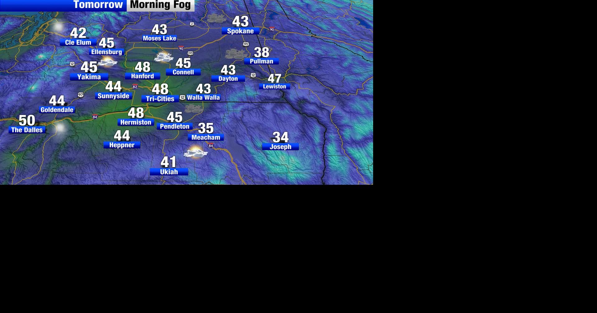 Patchy fog and chilly days | Weather | nbcrightnow.com
