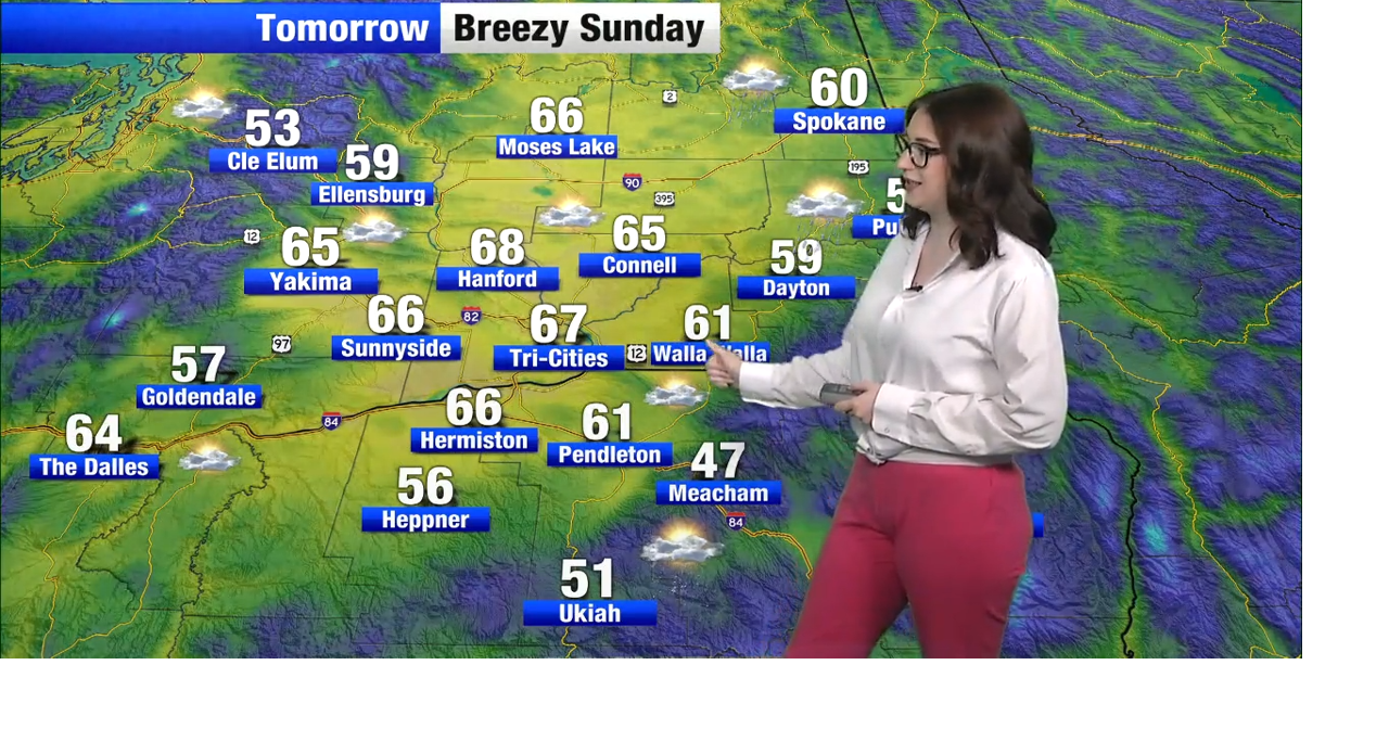 Saturday evening thunderstorms and breezy winds for Sunday | Weather ...