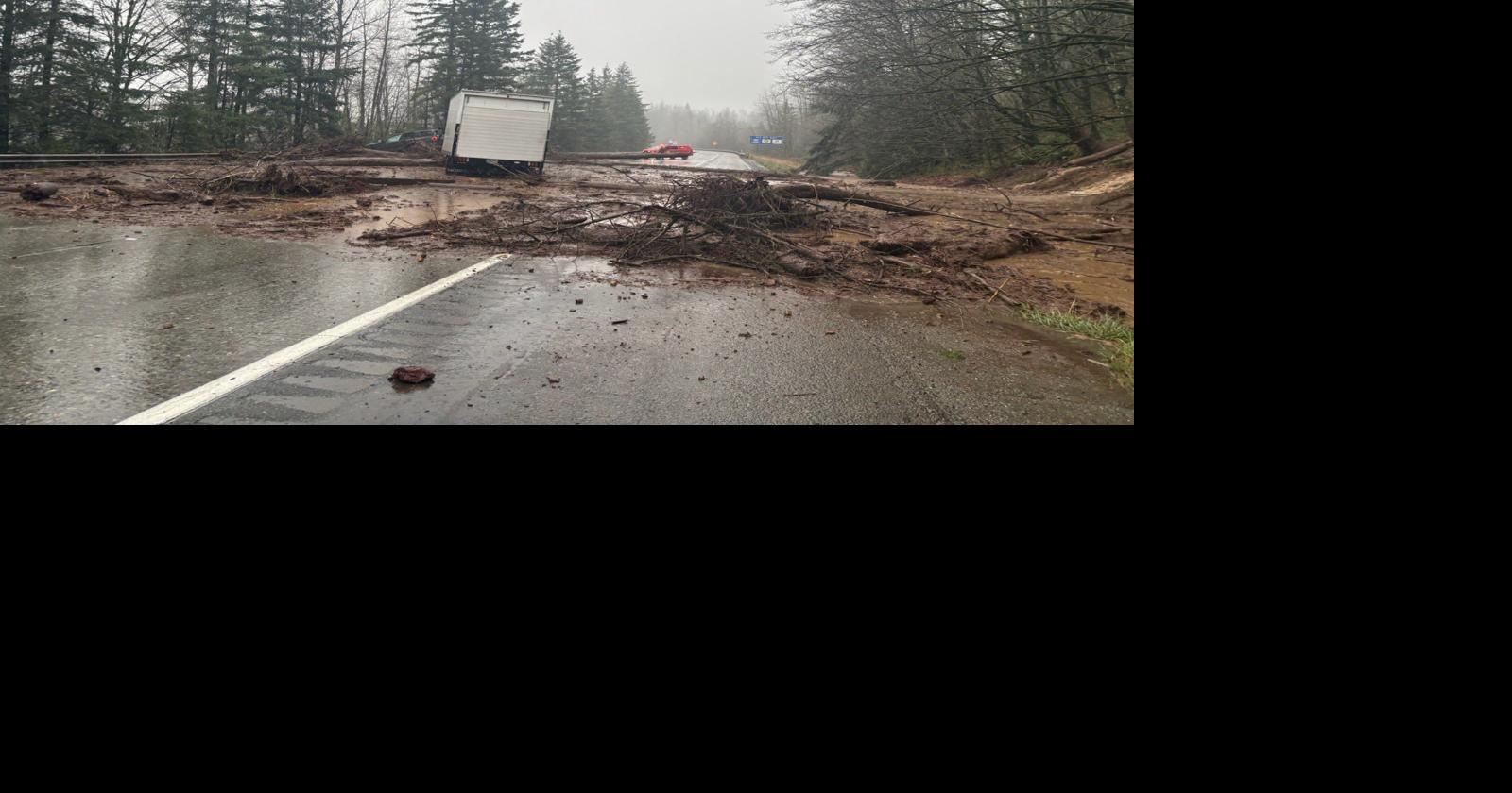 Heavy rain causing major road closures in Washington State
