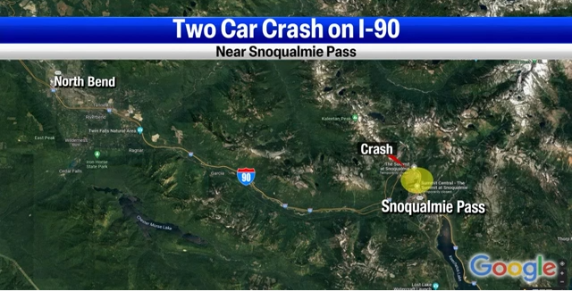 Two car crash leaves one person dead on I-90 near Snoqualmie Pass ...