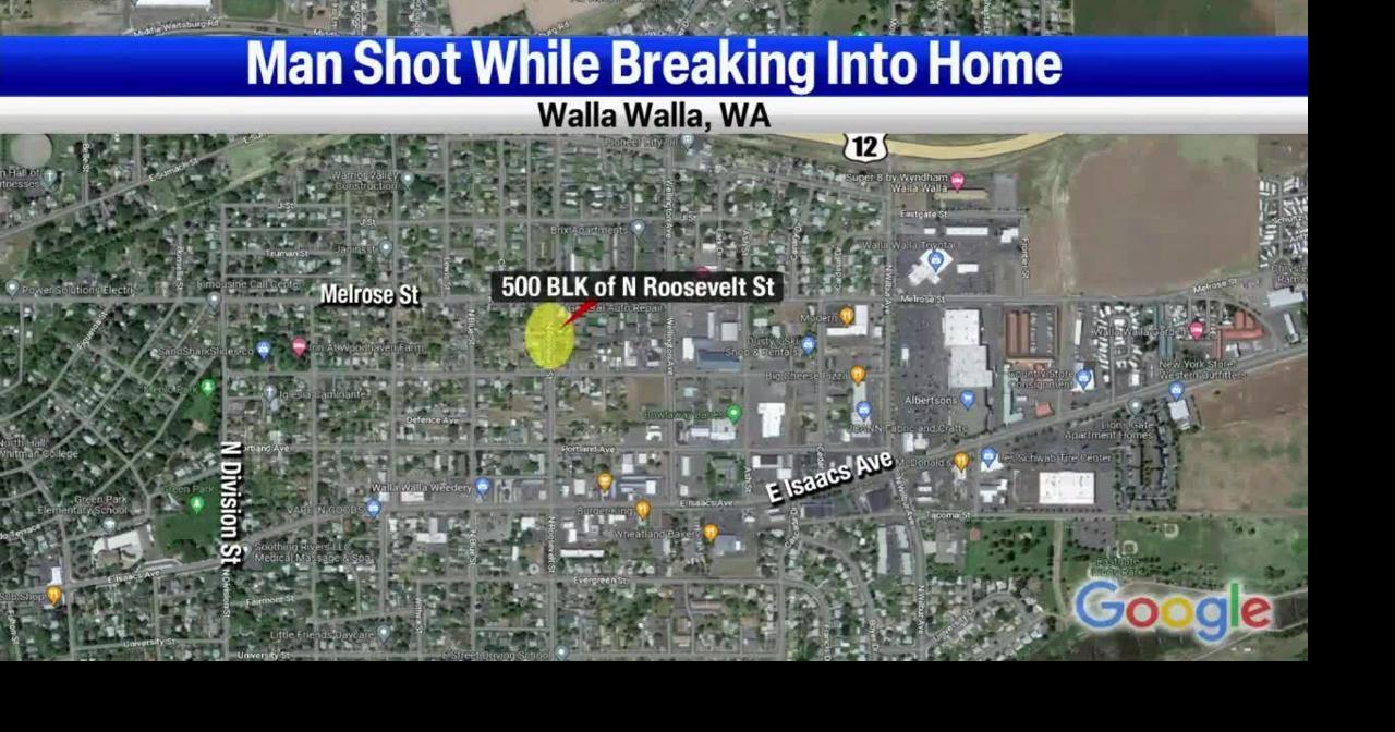 UPDATE: Man shot while breaking into Walla Walla home taken into