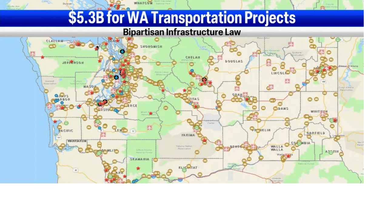 Bipartisan Infrastructure Law: Washington projects received $5 billion ...