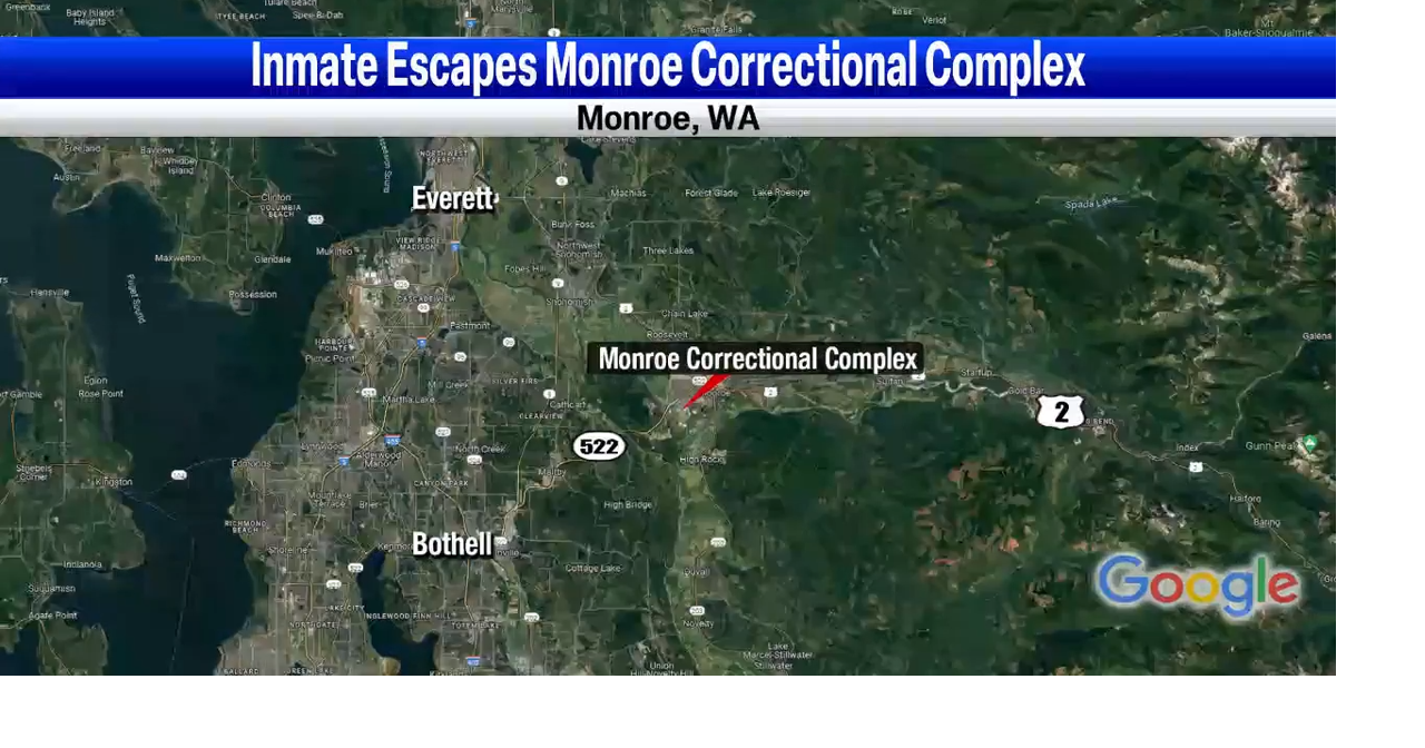 Police search for escaped Washington inmate from Monroe Correctional