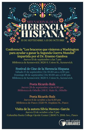 Mid-Columbia Libraries to host multiple events for Hispanic Heritage Month