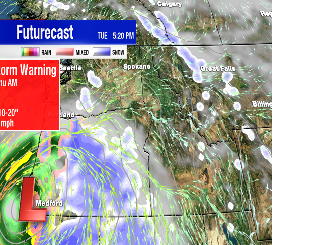 Winter storm set to hit the Pacific Northwest