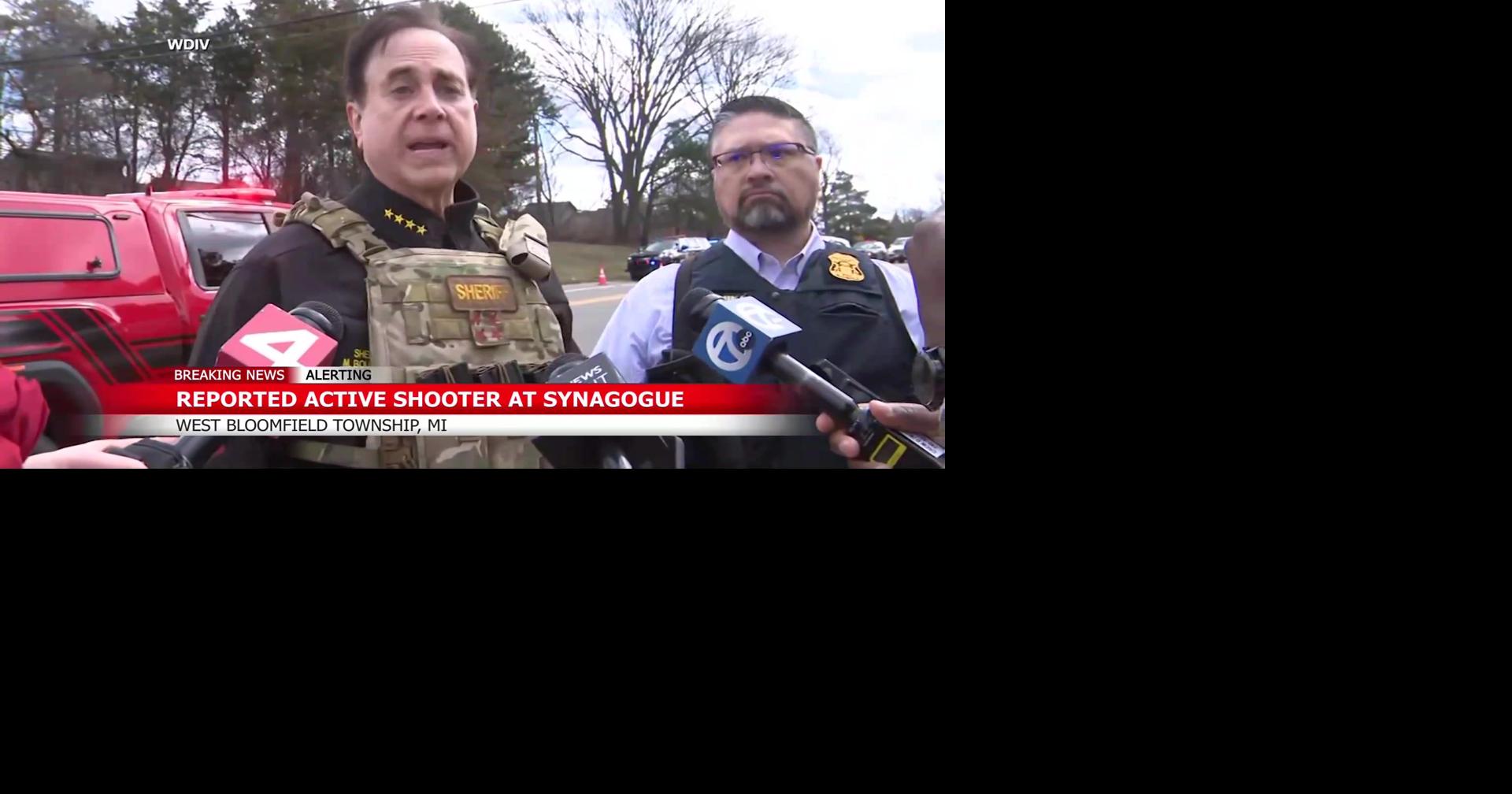 Suspect in Michigan synagogue attack is dead, AP source says