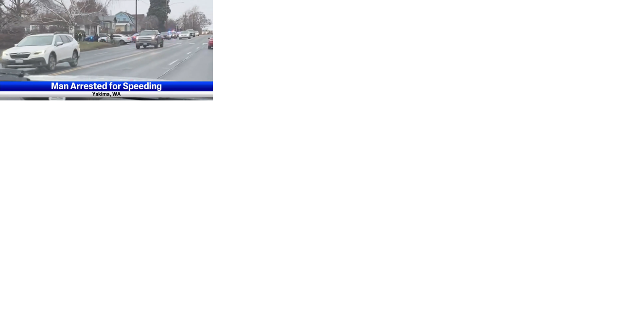 Driver of speeding car arrested on Summitview in Yakima - Vimarsana News