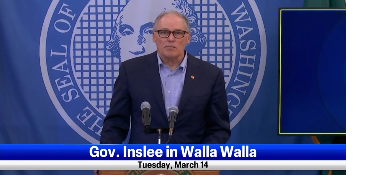 Afternoon news update March 13 Gov. Inslee to visit Walla Walla