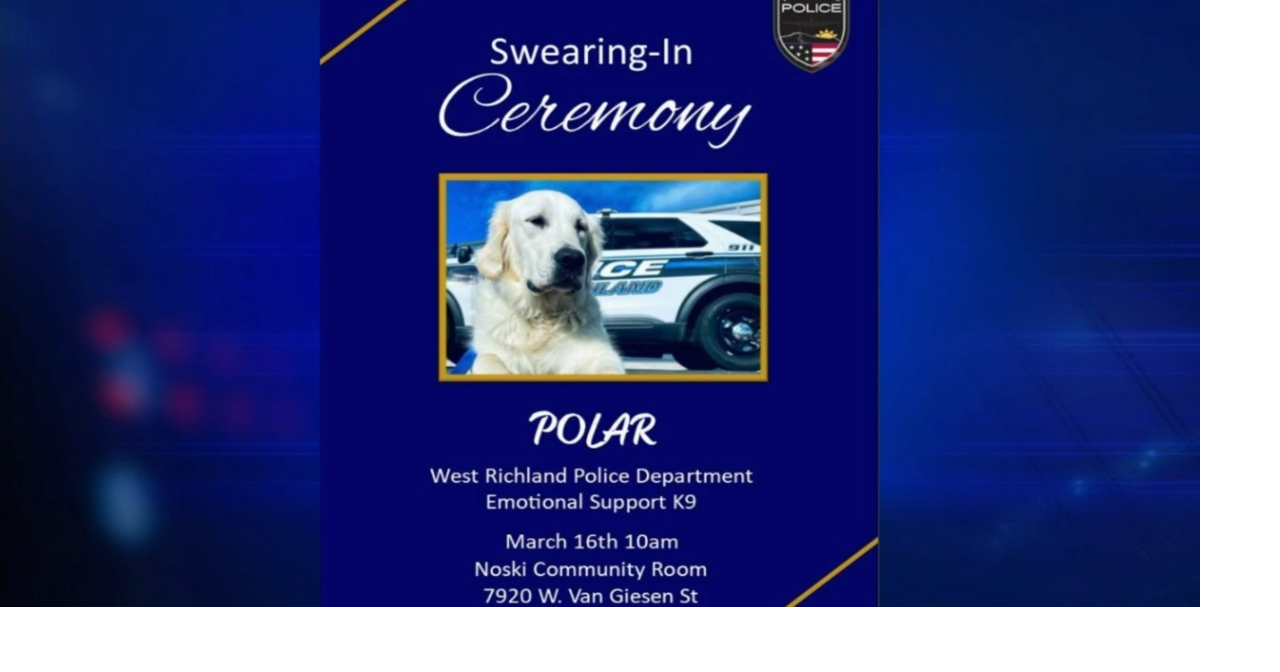 West Richland PD to swear in newest K9 member on March 16 News