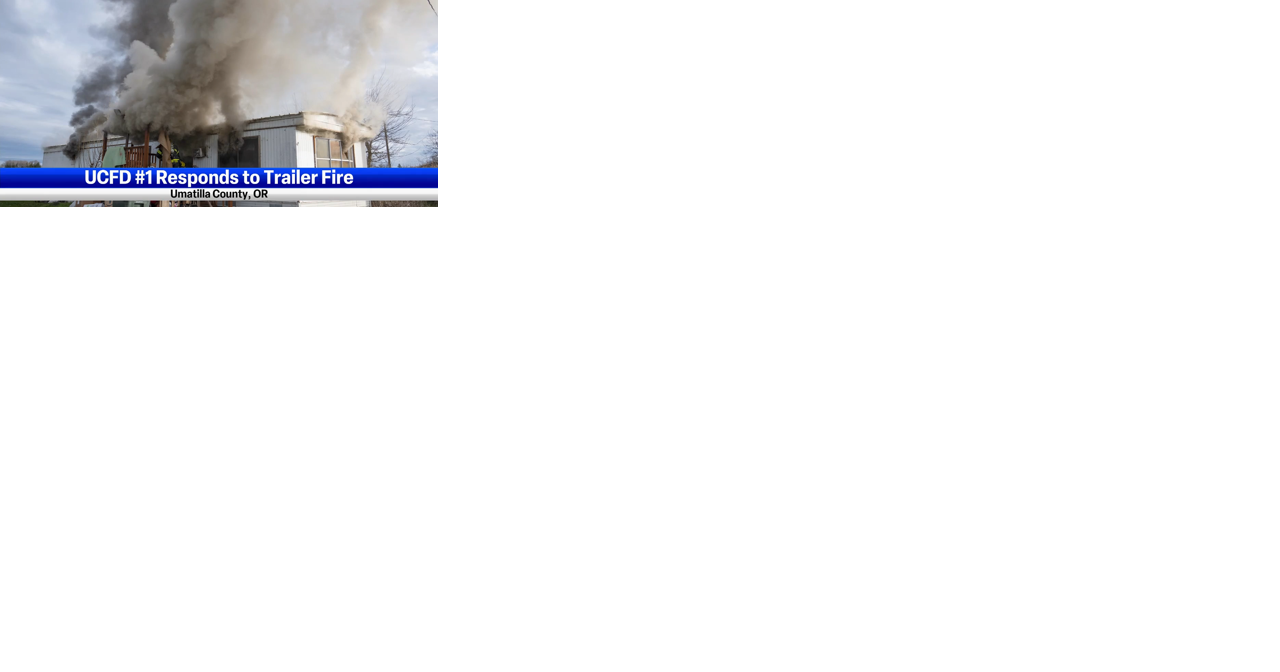 No injuries reported in trailer fire near Hermiston - Vimarsana News