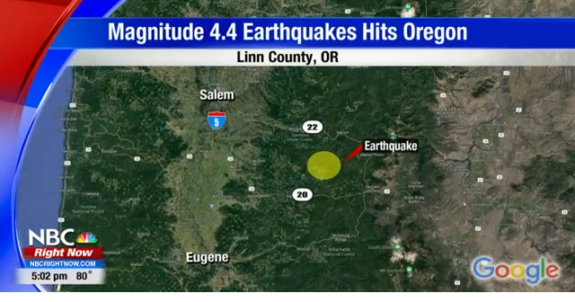 Oregon earthquakes 2025