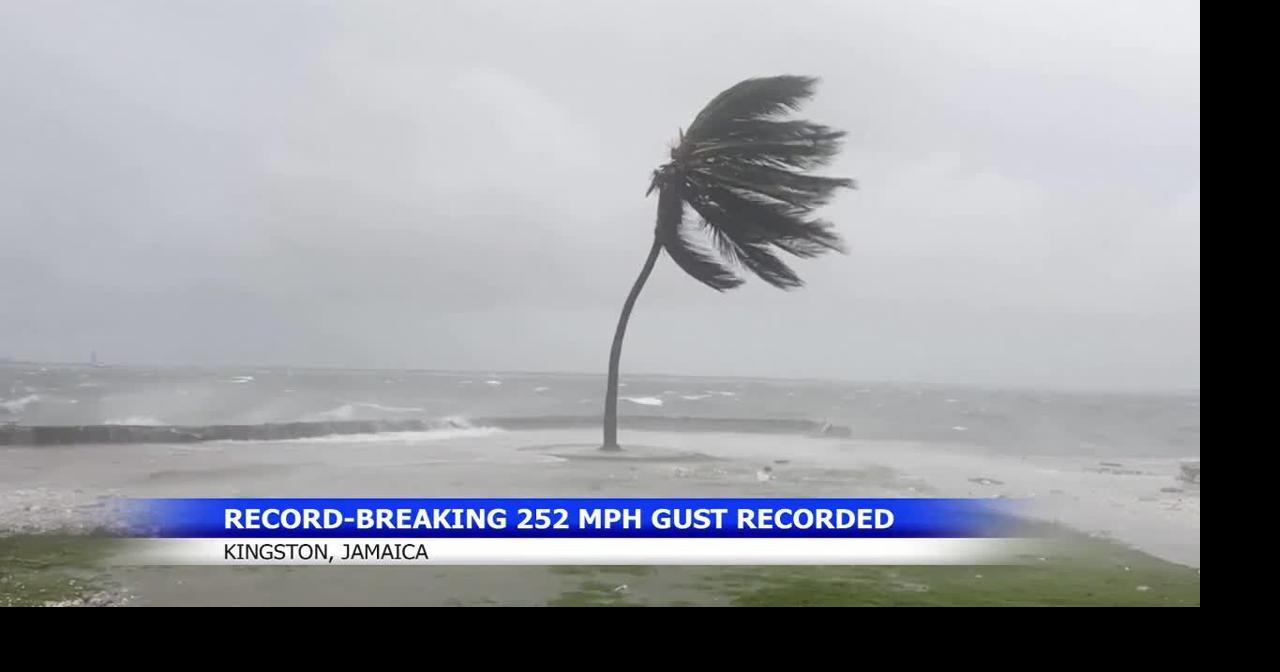 Record-breaking wind gust in Jamaica verified by National Science Foundation