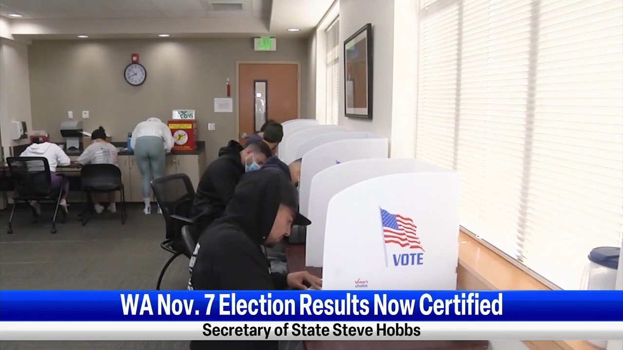 WA November General Election Certified By Secretary Of State | News ...