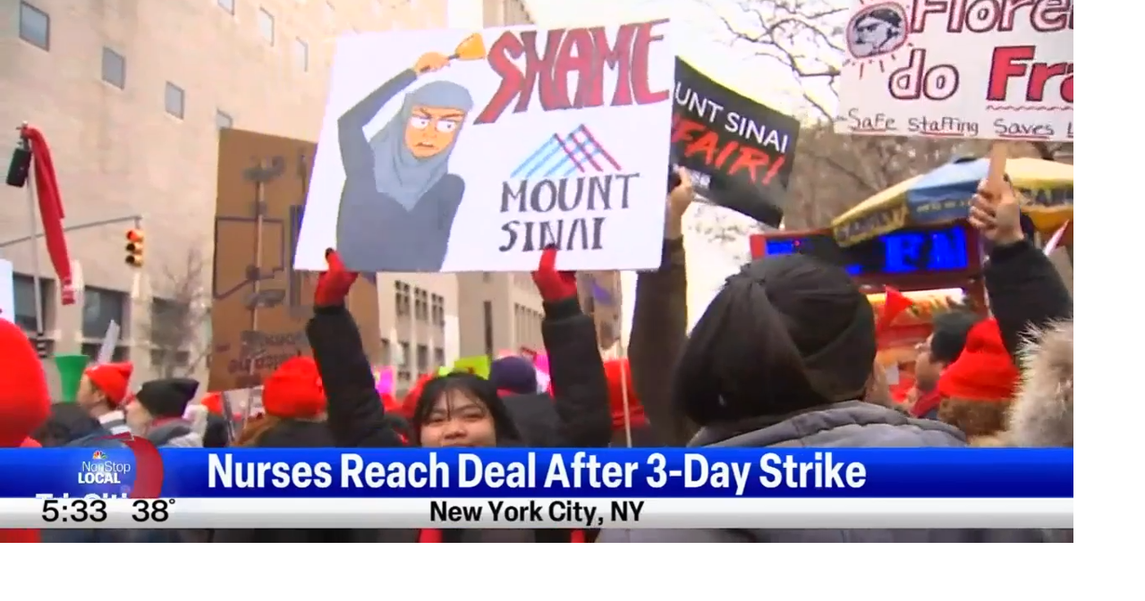 Striking New York Nurses At Two Major Hospitals Reach Deal To Return To
