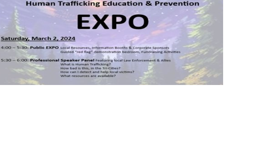 Expo on human trafficking set for March in Kennewick - Vimarsana News