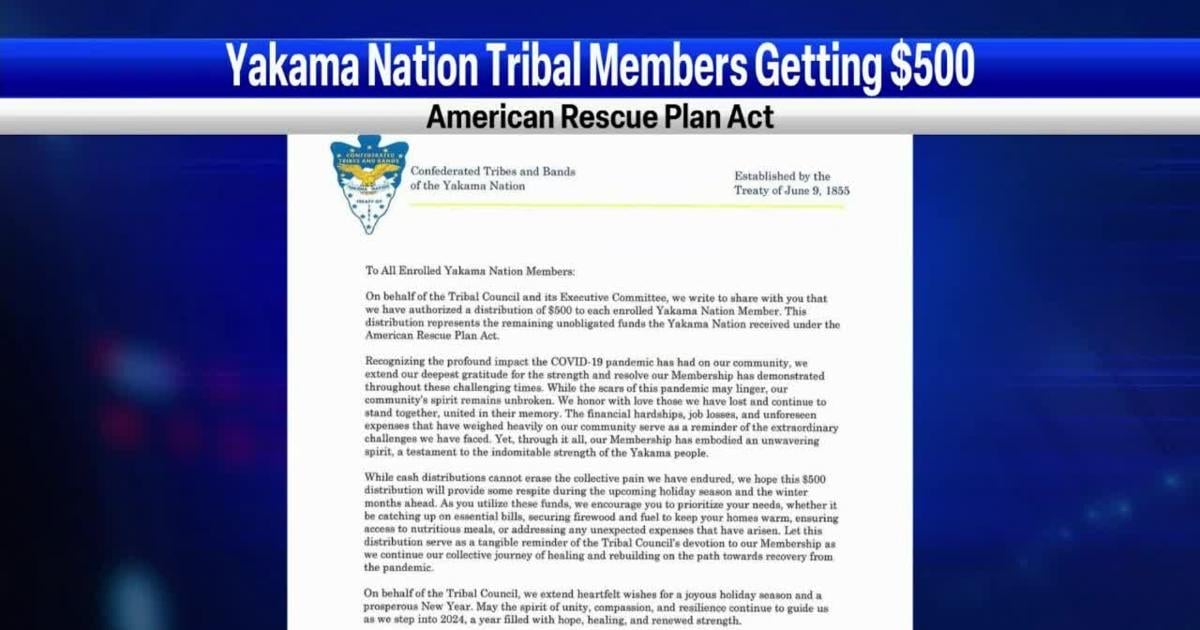 Yakama Nation Tribal Members getting $500 | | nbcrightnow.com